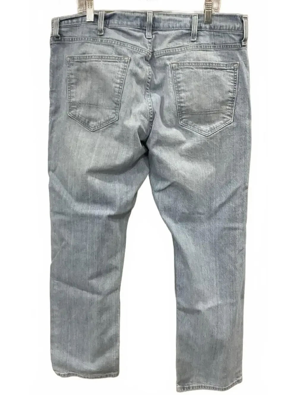 Arizona Jean Co Flex Athletic Fit Mens Blue Jeans Size 38 X 30 Dirty Leg See Pic